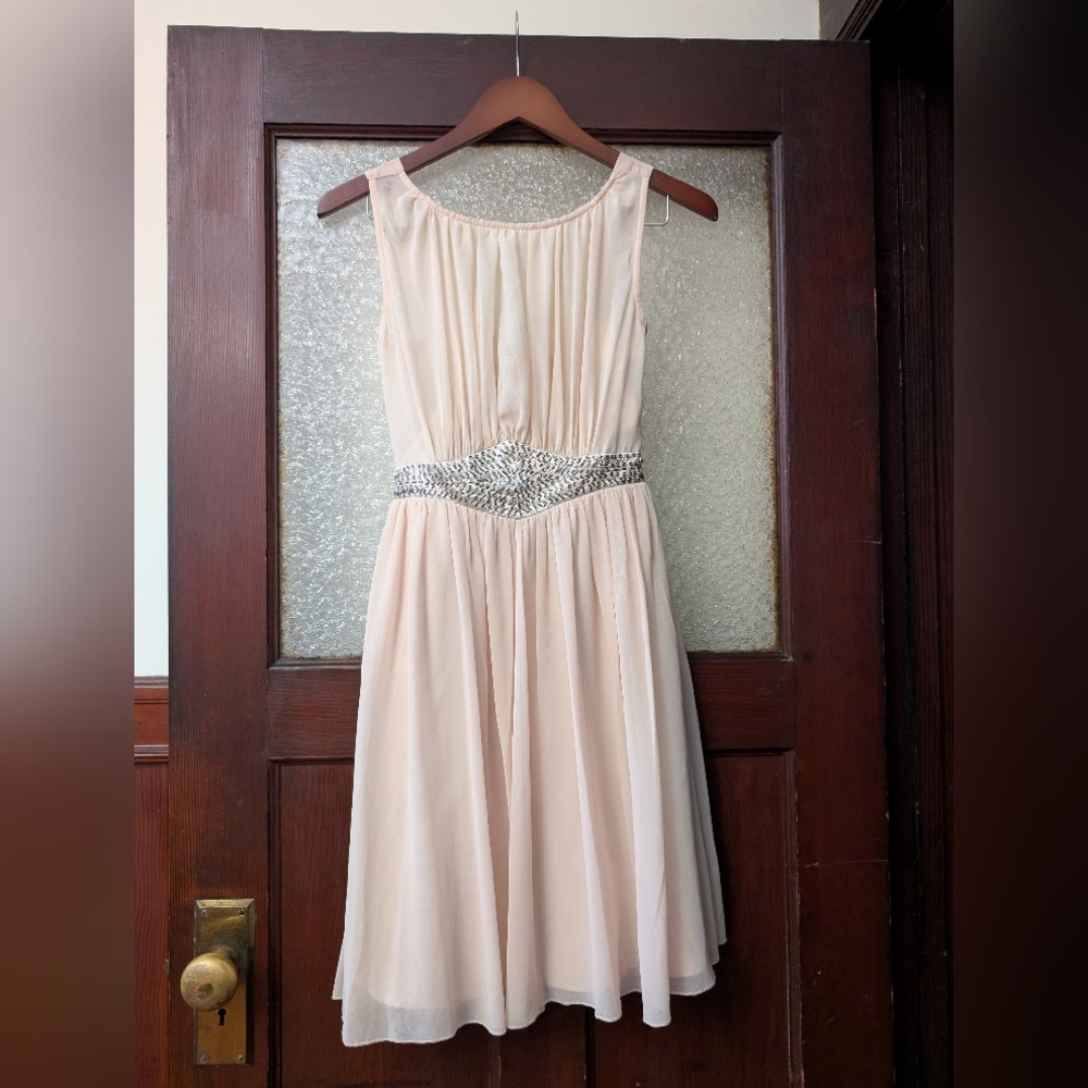 Little Mistress Embellished Waistband Dress